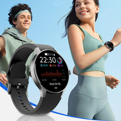 Smartwatch con Assistente Vocale Intelligente, Chiamate Bluetooth, Monitoraggio Fitness e Nuoto IP68, 100 Modalità Sportive