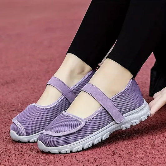 Sandali da passeggio da donna in rete traspirante