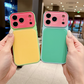 Cover per iPhone in Acrilico a Contrasto di Colori Stile Dopamina