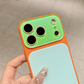 Cover per iPhone in Acrilico a Contrasto di Colori Stile Dopamina