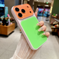 Cover per iPhone in Acrilico a Contrasto di Colori Stile Dopamina