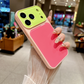 Cover per iPhone in Acrilico a Contrasto di Colori Stile Dopamina