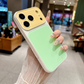 Cover per iPhone in Acrilico a Contrasto di Colori Stile Dopamina