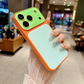 Cover per iPhone in Acrilico a Contrasto di Colori Stile Dopamina