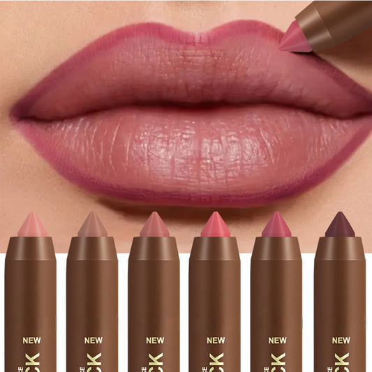 💄Matita Labbra Opaca a Lunga Tenuta  | Rossetto e Matita Contorno 2 in 1 💋 | Formula Idratante Anti-Secchezza 💧 | Punta Triangolare di Precisione 📐