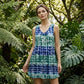 📢📢50% DI SCONTO!! ⏰Abito Tie-Dye Senza Maniche con Scollo a V da Donna