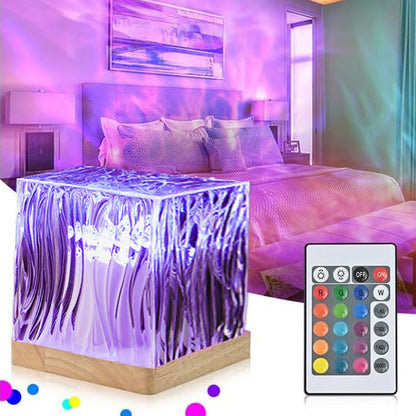 Luce d'atmosfera LED con effetto increspature d'acqua dinamico