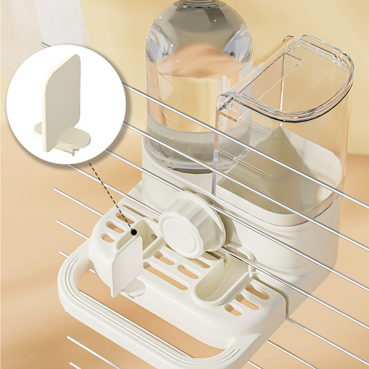 Mangiatoia e Abbeveratoio Automatico 2 in 1 per Gabbia