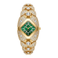 📢📢50% DI SCONTO!! ⏰ Orologio al Quarzo da Donna – Lega – Quadrante a Rombo con Strass