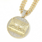🎉 Saldi 2026 — Oltre 46.000 Venduti! 💎 Collana con Ciondolo Cuban Statement – Dettaglio Link Ghiacciato 🔥