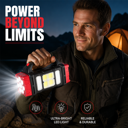 ⛺ 50% DI SCONTO – Torcia LED Ricaricabile – Potente, Impermeabile & Compatta – Ideale per Campeggio, Outdoor & Emergenze 🔦