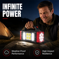 ⛺ 50% DI SCONTO – Torcia LED Ricaricabile – Potente, Impermeabile & Compatta – Ideale per Campeggio, Outdoor & Emergenze 🔦