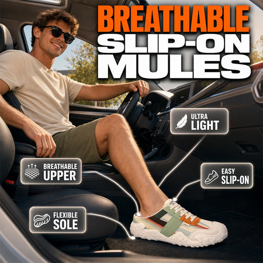 Mules Slip-On Traspiranti da Uomo