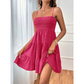 👗 Miniabito Smock Senza Maniche da Donna 🌸