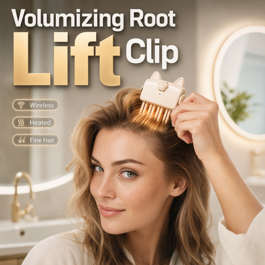 ⏰Clip Riscaldata Wireless per Volume alla Radice – Strumento da Salone per Volume alla Corona per Capelli Fini e Piatti