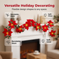 ❄️Summerfresh 50% OFF!🎄Ghirlanda di Natale con Stelle di Natale Luminose – Calore Festivo Senza Presa a Muro