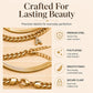 ✨💛 Cavigliera Dorata Personalizzabile con Iniziale – Leggerissima in Lega, Impilabile, 26 Lettere – Gioiello Estivo Elegante per Donna 🏖️🔗