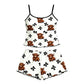 🌸 -50% ADESSO! 🌸 Set pigiama con canotta a spalline con motivo “Mucca delle Highlands”