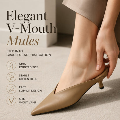 Mules con Punta Affusolata Eleganti da Donna