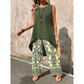 👗 Nuovi Arrivi 50% DI SCONTO💥 Completo Casual da Donna Canotta Senza Maniche & Pantaloni a Gamba Larga — Coordinato Rilassato con Pantaloni a Vita Alta