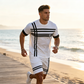 👕 SCONTO 50%! ☀️ Set Sportivo Estivo da Uomo 2 Pezzi – Traspirante & Leggero – Ideale per Palestra, Corsa o Uso Quotidiano – Comodo & Versatile 🩳💪✨