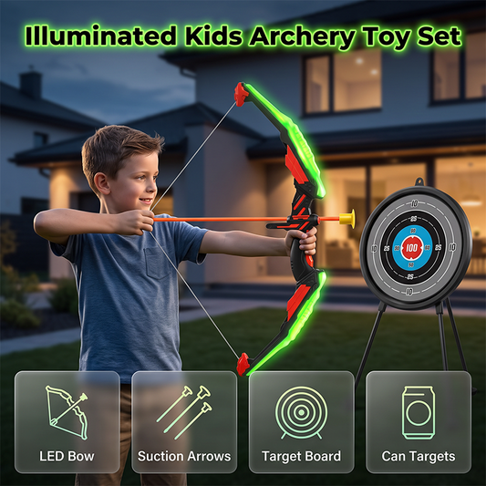 Set Arco e Frecce con LED per Bambini