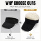 Creative Wig Sun Visor Hat