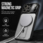 📱✨ Cover Magnetica con Protezione Obiettivo Pieghevole e Supporto Invisibile – PC Opaco Premium, Anello Magnetico Potente, Design Sottile ed Elegante