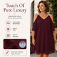 Abito estivo da donna in chiffon con spalle scoperte
