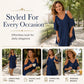 Abito estivo da donna in chiffon con spalle scoperte