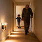 Luce Notturna LED Vintage da Presa