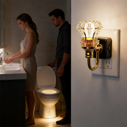 Luce Notturna LED Vintage da Presa