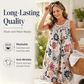 🏵️Elegante abito senza maniche con stampa floreale da donna