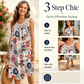 🏵️Elegante abito senza maniche con stampa floreale da donna
