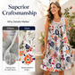 🏵️Elegante abito senza maniche con stampa floreale da donna