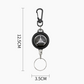 Portachiavi Retrattile – Cavo Durevole, Design Compatto & Pratico per Chiavi e Card 💳
