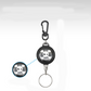 Portachiavi Retrattile – Cavo Durevole, Design Compatto & Pratico per Chiavi e Card 💳