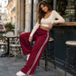 🌸 50% DI SCONTO ORA! 🌸Pantaloni Tuta da Donna a Righe con Coulisse