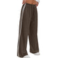 🌸 50% DI SCONTO ORA! 🌸Pantaloni Tuta da Donna a Righe con Coulisse