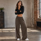 🌸 50% DI SCONTO ORA! 🌸Pantaloni Tuta da Donna a Righe con Coulisse