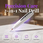 💅✨ Fresa per Unghie Elettrica 3 in 1 con Lampada UV – Portatile, Senza Fili, Per Manicure da Salone Professionale a Casa 💖🔋