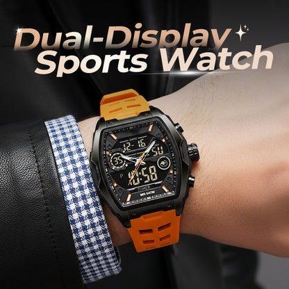 ⌚ 50% DI SCONTO ORA! ⏱️ Orologio sportivo – Doppio display, retroilluminazione luminosa e impermeabile 5ATM – Per uno stile di vita attivo 🏃