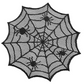 Set Tovaglia e Tovagliette con Motivi Halloween Spettrali