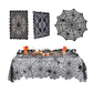 Set Tovaglia e Tovagliette con Motivi Halloween Spettrali