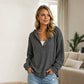 🛍️50% DI SCONTO – Felpa con Cappuccio a Maniche Lunghe da Donna – Tessuto Morbido, Taglio Comodo e Versatile per Tutti i Giorni 🌿
