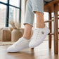 Sneakers Casual Piatte in Tela da Donna
