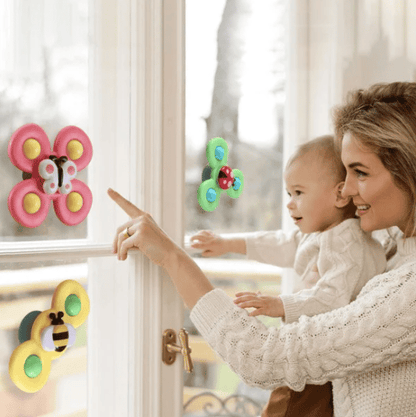 Giocattoli Spinner con Ventosa