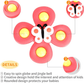 Giocattoli Spinner con Ventosa