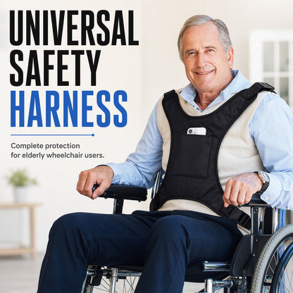 ♿ Cintura di sicurezza per sedia a rotelle per anziani – Cintura di sicurezza con sgancio rapido, facile da fissare alla maggior parte delle sedie a rotelle 🛡️✨