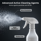 🏠💨Spray Pulente Multiuso – Elimina gli Odori, Rimuove lo Sporco Ostinato – Formula Delicata per l'Uso Quotidiano – Include Panno
